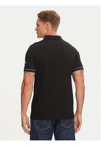 Guess Polo M4BP60 K7O64 Czarny Slim Fit. Typ kołnierza: polo. Kolor: czarny. Materiał: bawełna