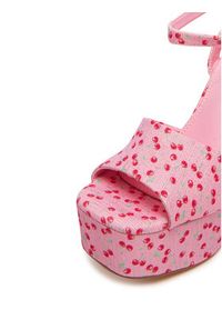 DeeZee Sandały LWWK915-1 Różowy. Kolor: różowy. Materiał: materiał #7