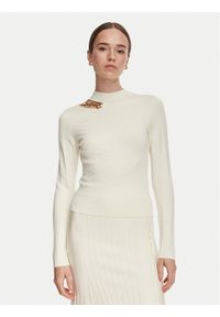Marciano Guess Sweter G6YR07 Z1060 Kremowy Slim Fit. Kolor: kremowy. Materiał: wiskoza #1