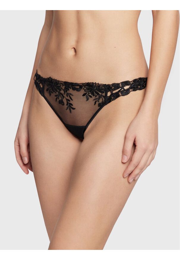 LA PERLA - Figi brazylijskie La Perla. Kolor: czarny. Materiał: syntetyk