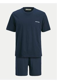Jack & Jones - Jack&Jones Piżama Everest 12273635 Granatowy Standard Fit. Kolor: niebieski. Materiał: bawełna #4