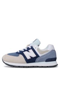 New Balance Sneakersy GC574DN2 Niebieski. Kolor: niebieski. Materiał: zamsz, skóra. Model: New Balance 574 #6