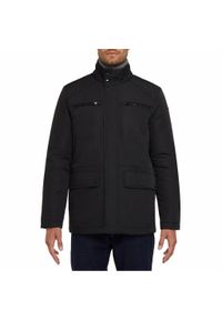Geox - Kurtka GEOX M RENNY Czarny. Kolor: czarny. Materiał: tkanina