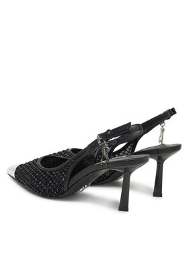 Steve Madden Sandały Vixyn SM11003536 Czarny. Kolor: czarny. Materiał: materiał