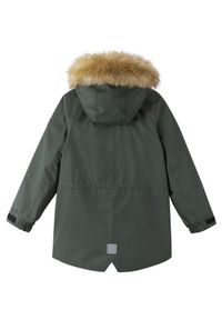 Parka dla dzieci Reima Reima tec Naapuri. Kolor: zielony. Materiał: puch. Sezon: zima. Styl: klasyczny, sportowy