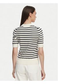 TOMMY HILFIGER - Tommy Hilfiger Sweter WW0WW49705 Biały Slim Fit. Kolor: biały. Materiał: bawełna #5