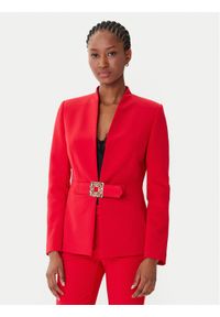 Rinascimento Marynarka CFC0126208003 Czerwony Slim Fit. Kolor: czerwony. Materiał: syntetyk
