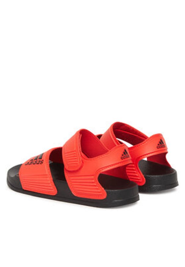 Adidas - adidas Sandały adilette IH3633 Czerwony. Kolor: czerwony