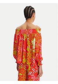 Gaudi Bluzka 511BD45023 Kolorowy Regular Fit. Materiał: wiskoza. Wzór: kolorowy