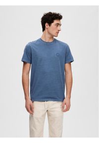 Selected Homme T-Shirt 16089505 Niebieski Regular Fit. Kolor: niebieski #1