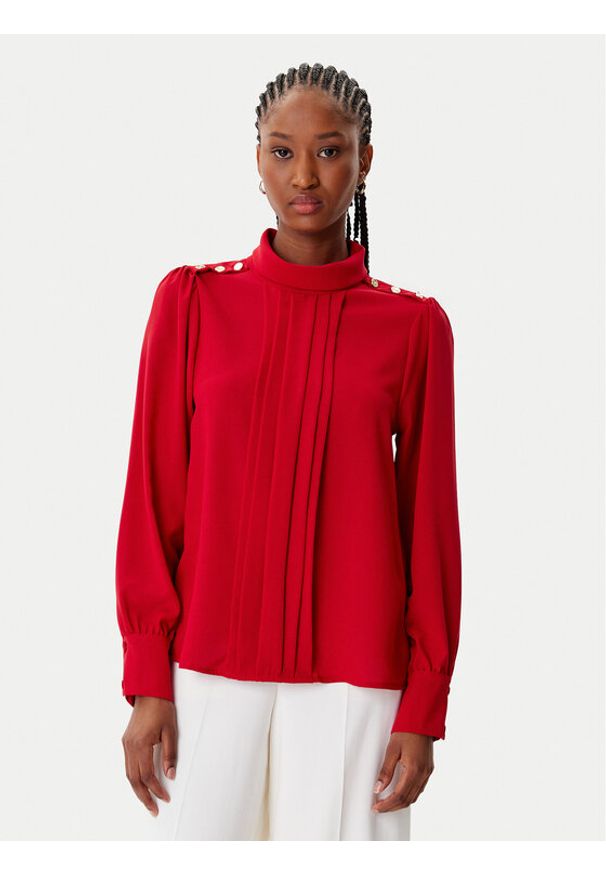 Artigli - ARTIGLI Bluzka ACBL003228 Czerwony Regular Fit. Kolor: czerwony. Materiał: syntetyk
