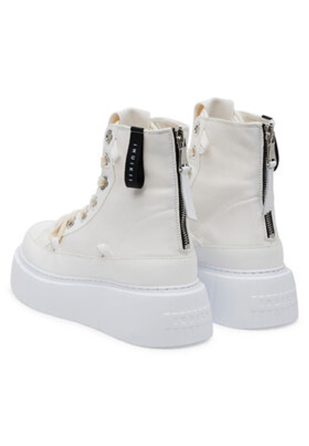 Inuikii Trampki Matilda Canvas High 30103-025 Biały. Kolor: biały. Materiał: materiał