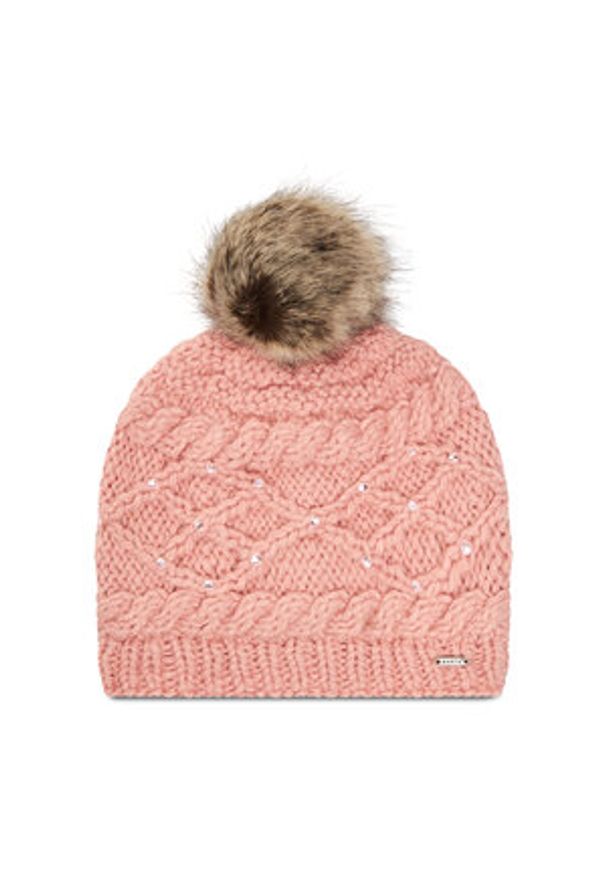 Czapka Barts - Claire Beanie Girls 20824082 Pink. Kolor: różowy. Materiał: poliester, materiał, akryl