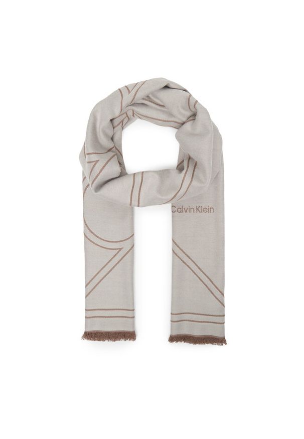 Szal Calvin Klein. Kolor: biały