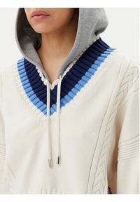 Pinko - PINKO Sweter Breithorn Maglia 104621 Écru Relaxed Fit. Materiał: bawełna #3