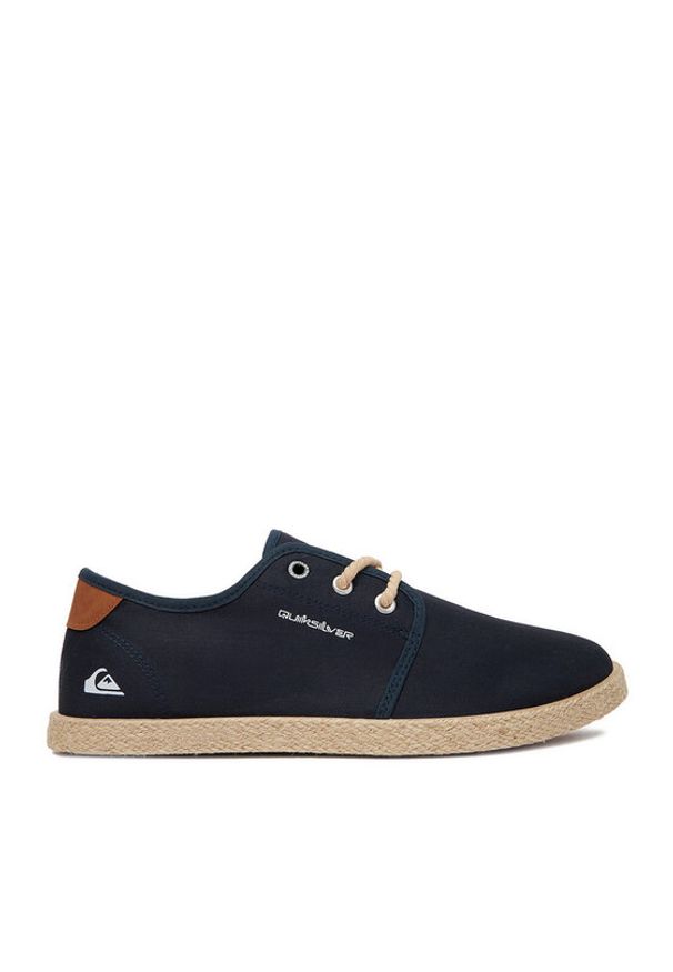 Quiksilver Espadryle CWBEO-WAVESTRIDE-02 Granatowy. Kolor: niebieski. Materiał: materiał
