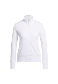 Adidas - Kurtka Women's Ultimate365 Textured. Typ kołnierza: golf. Kolor: biały. Materiał: dresówka, materiał. Sport: golf