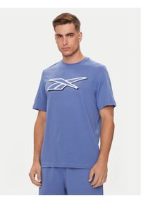 Reebok T-Shirt Vector Pack Ri Logo Tee 100202408 Fioletowy Regular Fit. Kolor: fioletowy. Materiał: bawełna #1