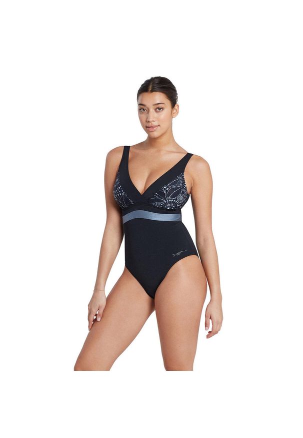 ZOGGS - Strój Kąpielowy Zoggs Stellar Squareback – Rozmiar 32. Kolor: czarny