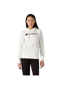 Bluza damska Champion Hooded Sweatshirt 118097. Kolor: biały. Sport: turystyka piesza, fitness