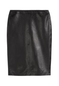 Marc O'Polo Spódnica skórzana 506 7035 77011 Czarny Regular Fit. Kolor: czarny. Materiał: skóra #4