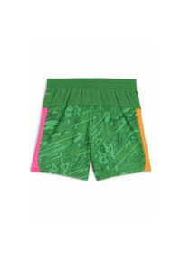 Puma - Młodzieżowe szorty bramkarskie Manchester City 25/26 PUMA. Kolor: zielony, żółty, wielokolorowy, pomarańczowy. Materiał: tkanina