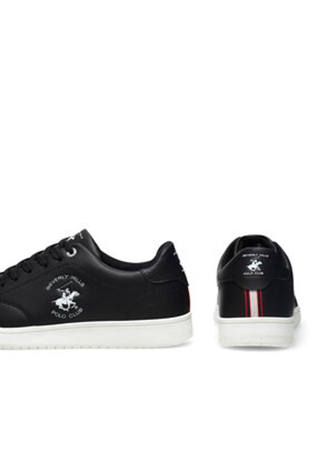 Beverly Hills Polo Club Sneakersy MYL-CE23388A Czarny. Kolor: czarny. Materiał: syntetyk
