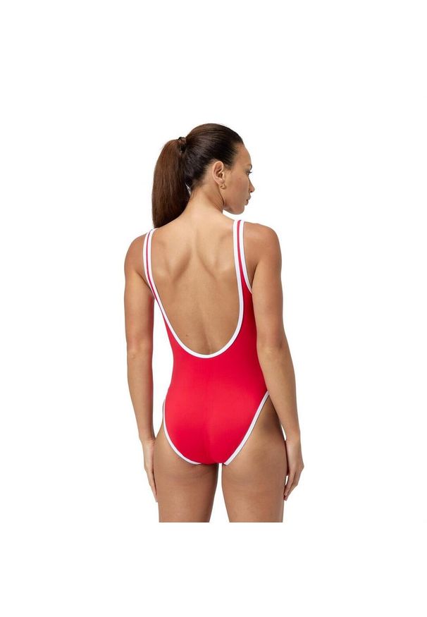 Strój pływacki jednoczęściowy damski Speedo Solid Bound Scoop. Kolor: różowy