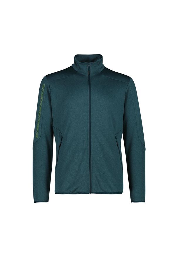 Bluza męska turystyczna CMP 35L6557. Okazja: na co dzień. Kolor: zielony. Styl: casual, sportowy. Sport: turystyka piesza
