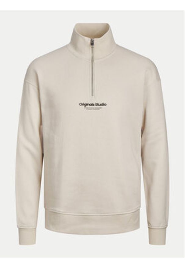 Jack & Jones Bluza Vesterbro 12241777 Beżowy Relaxed Fit. Kolor: beżowy. Materiał: syntetyk, bawełna
