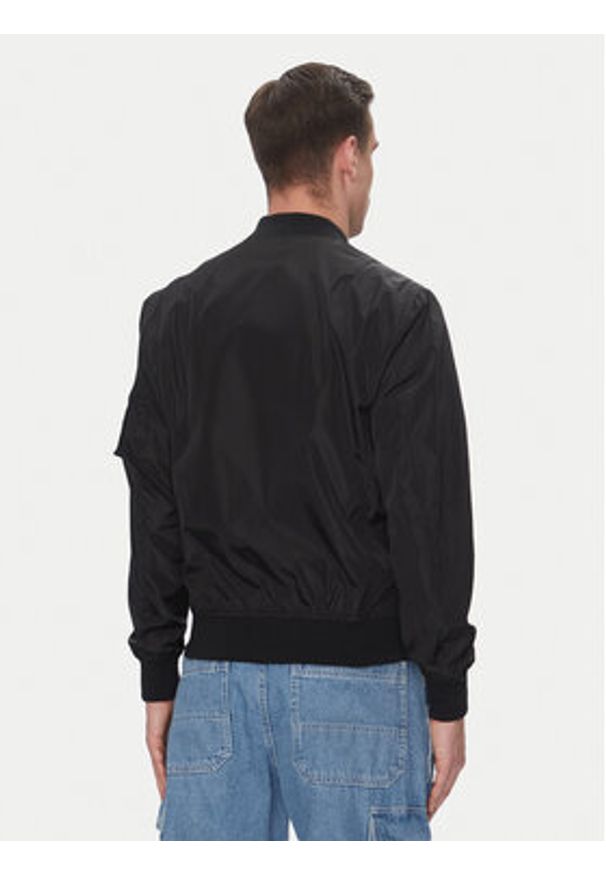 SCHOTT N.Y.C. Kurtka bomber Airstar Czarny Regular Fit. Kolor: czarny. Materiał: syntetyk