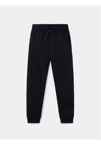 Mayoral Spodnie dresowe 744 Czarny Regular Fit. Kolor: czarny. Materiał: bawełna #1