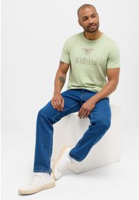 Mustang - Męskie Spodnie Jeansowe MUSTANG Denver Straight Denim Blue 1014878 5000 700 #3