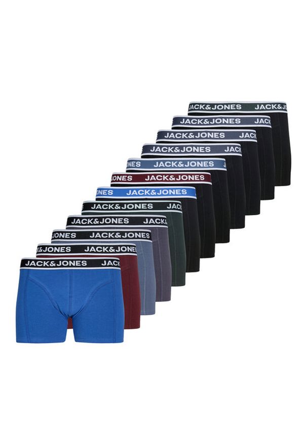 Jack & Jones Komplet bokserek Troy 12295194 Kolorowy. Materiał: bawełna. Wzór: kolorowy