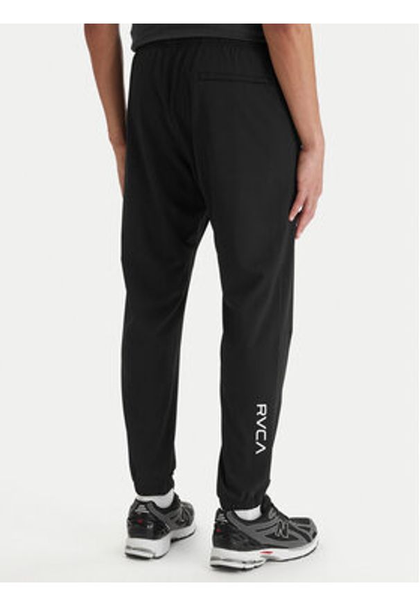 RVCA Spodnie dresowe Yogger II AVYNP00109 Czarny Slim Fit. Kolor: czarny. Materiał: syntetyk