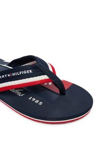 TOMMY HILFIGER - Tommy Hilfiger Japonki Patch Hilfiger Beach Sandal FM0FM05903 Granatowy. Kolor: niebieski. Materiał: materiał #5