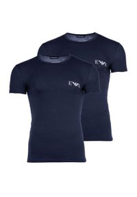 Emporio Armani T-Shirt 30554 Niebieski Slim Fit. Kolor: niebieski