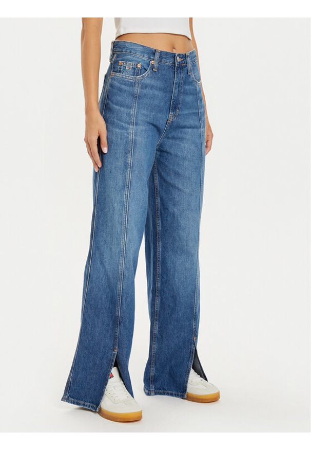 Tommy Jeans Jeansy Claire DW0DW19609 Niebieski Wide Leg. Kolor: niebieski