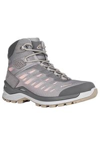 Buty trekkingowe damskie Lowa Ferrox Mid Gtx. Wysokość cholewki: za kostkę. Kolor: szary. Materiał: syntetyk, materiał. Szerokość cholewki: normalna #1