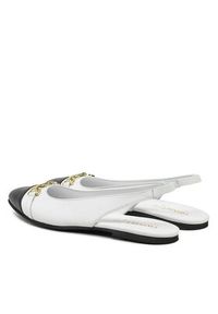 TwinSet - TWINSET Baleriny 251GCJ026 Biały. Kolor: biały. Materiał: skóra #6