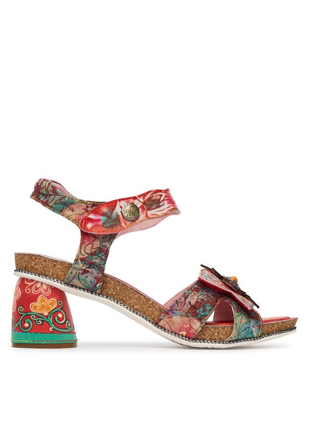 Sandały Laura Vita. Kolor: czerwony