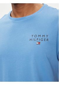 TOMMY HILFIGER - Tommy Hilfiger T-Shirt Logo UM0UM02916 Niebieski Regular Fit. Kolor: niebieski. Materiał: bawełna