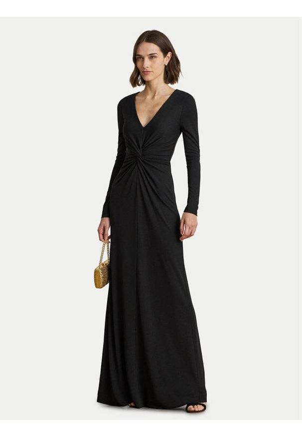 Lauren Ralph Lauren - LAUREN RALPH LAUREN Sukienka wieczorowa 253981393002 Czarny Slim Fit. Kolor: czarny. Materiał: syntetyk. Styl: wizytowy