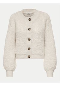 JDY Kardigan Eira 15337012 Beżowy Regular Fit. Kolor: beżowy. Materiał: syntetyk #6