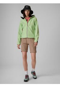 4f - 4F Kurtka trekkingowa membrana 10000 damska - zielona L. Kolor: zielony. Materiał: materiał, tkanina. Sezon: lato. Sport: wspinaczka #2