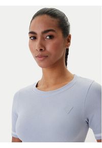 Guess T-Shirt V6RP02 Z4692 Błękitny Slim Fit. Kolor: niebieski. Materiał: syntetyk #5