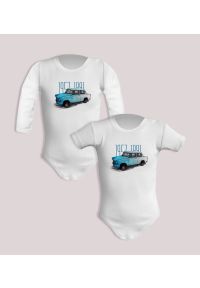 nikiniki - Trabant — body (Rozmiar: 9M; Długość rękawa: krótki; Rodzaj nadruku: Trabant). Materiał: tworzywo sztuczne, materiał, bawełna. Wzór: nadruk