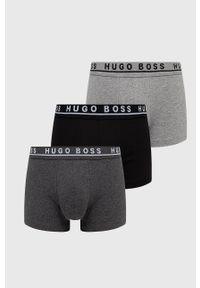BOSS - Boss Bokserki (3-pack) 50325403 męskie kolor szary. Kolor: szary. Materiał: bawełna #1