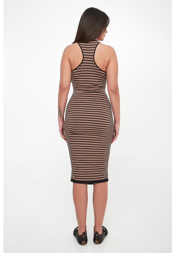 Elisabetta Franchi - Sukienka damska midi ELISABETTA FRANCHI. Długość: midi