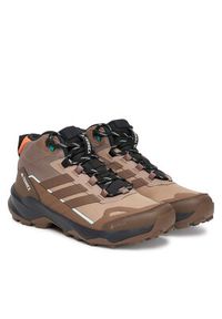 Adidas - adidas Trekkingi Terrex Skychaser AX5 Mid GORE-TEX JH7808 Brązowy. Kolor: brązowy. Materiał: materiał #6